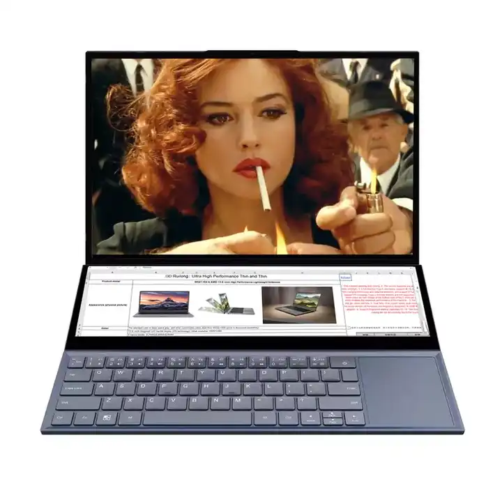 high preformance 16.1 + 14 inch Dual Screen, IPS Touch screen